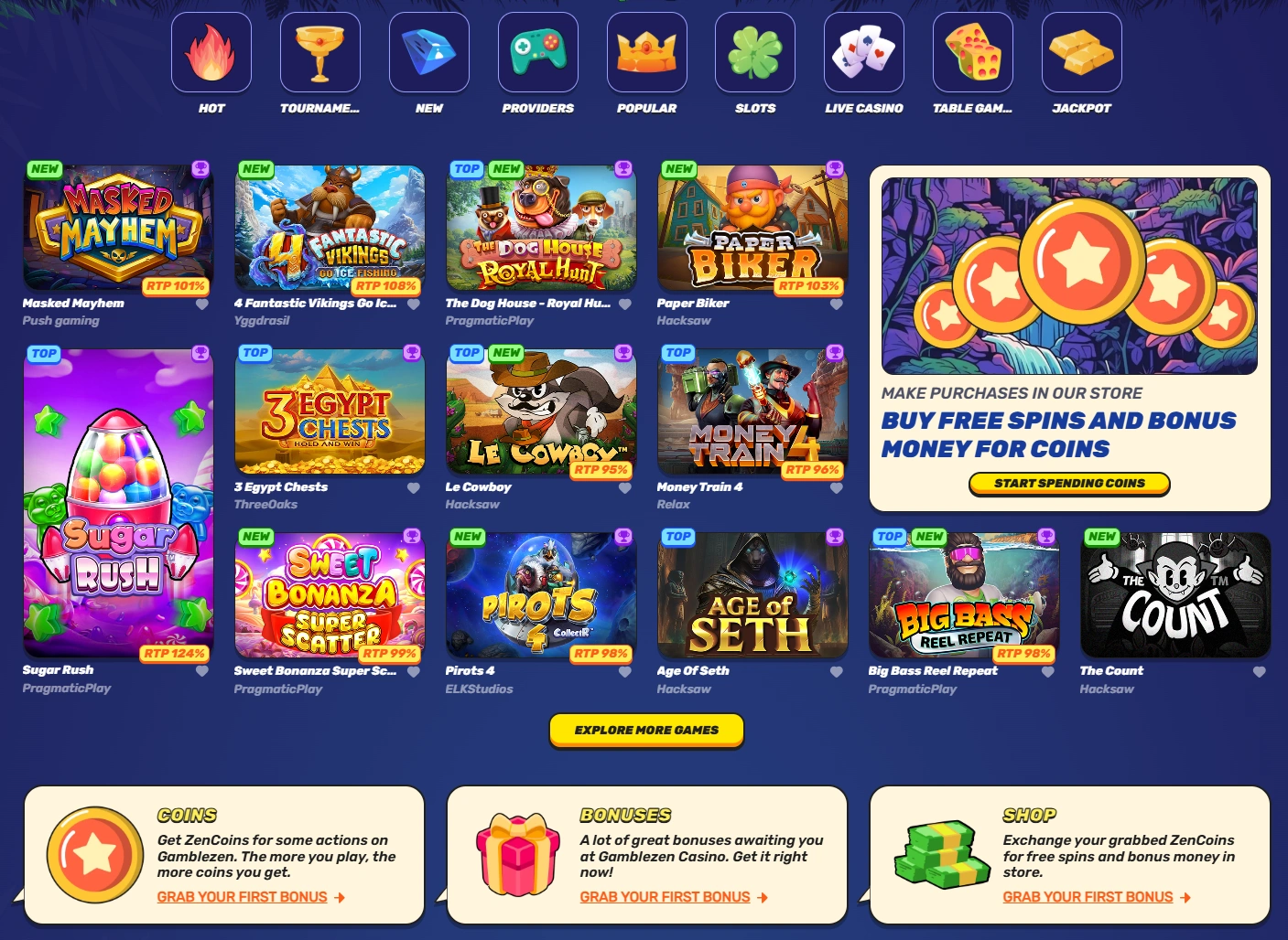 GambleZen Review: Impressive Bonuses and Huge Library