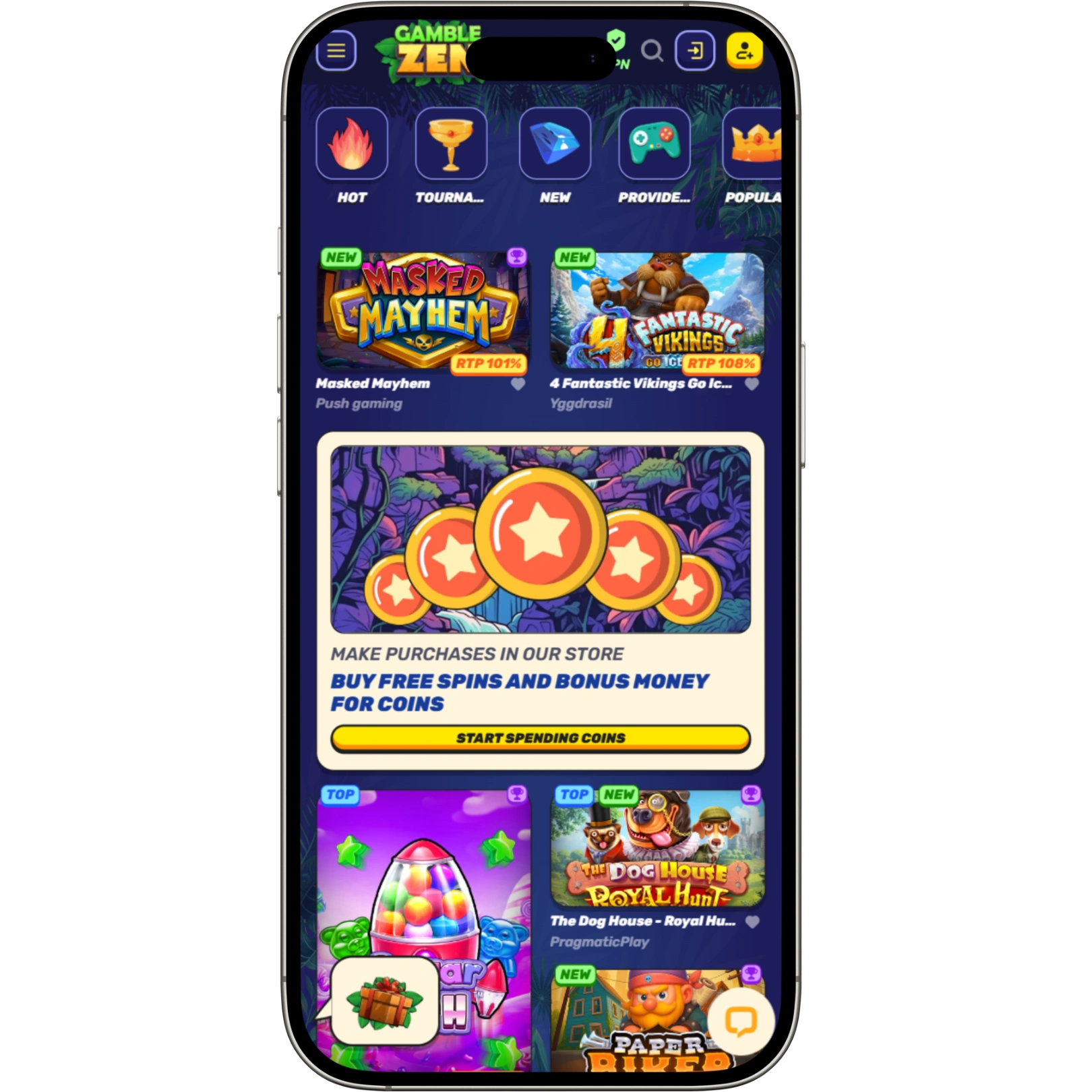 GambleZen Mobile Experience